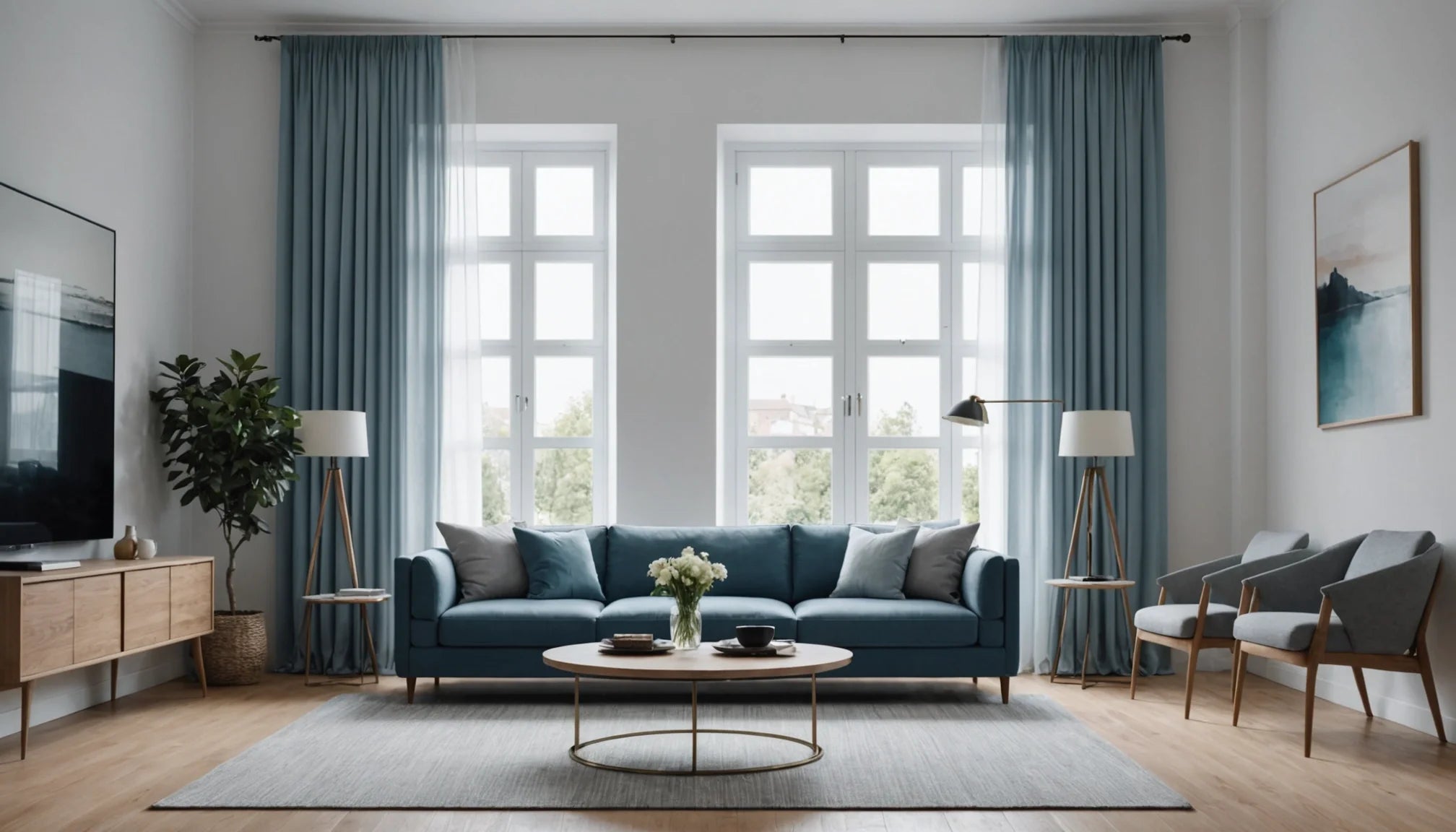 Quelle Couleur De Rideau Avec Des Murs Blancs