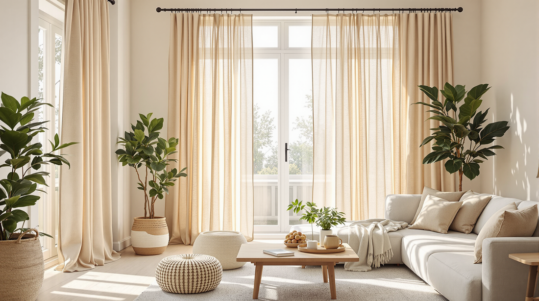 La tendance rideaux 2025 : quand confort, design et écoresponsabilité s’harmonisent