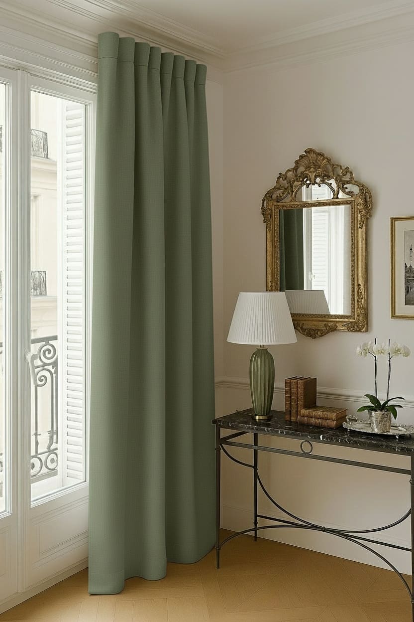 Rideaux acoustiques sur-mesure – 3-en-1