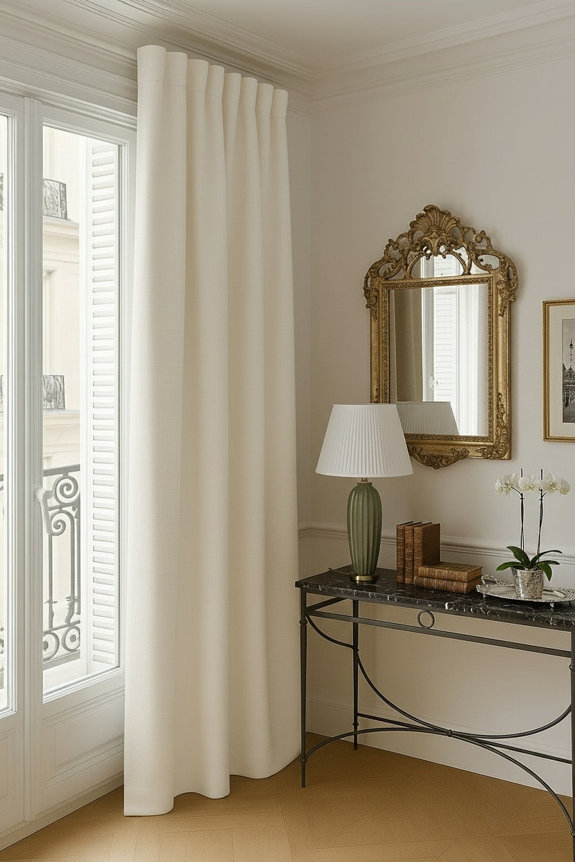 Rideaux acoustiques sur-mesure – 3-en-1