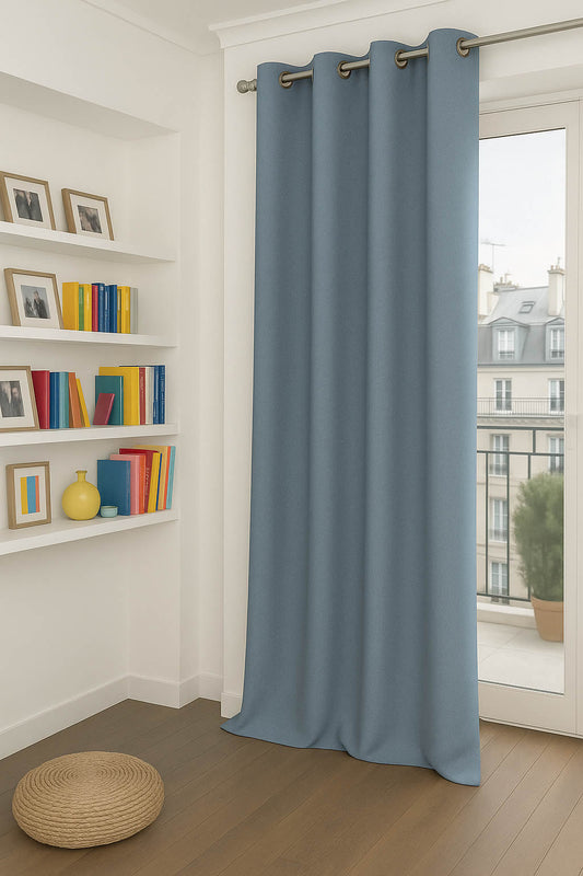 Rideau Isolant Thermique Bleu ciel