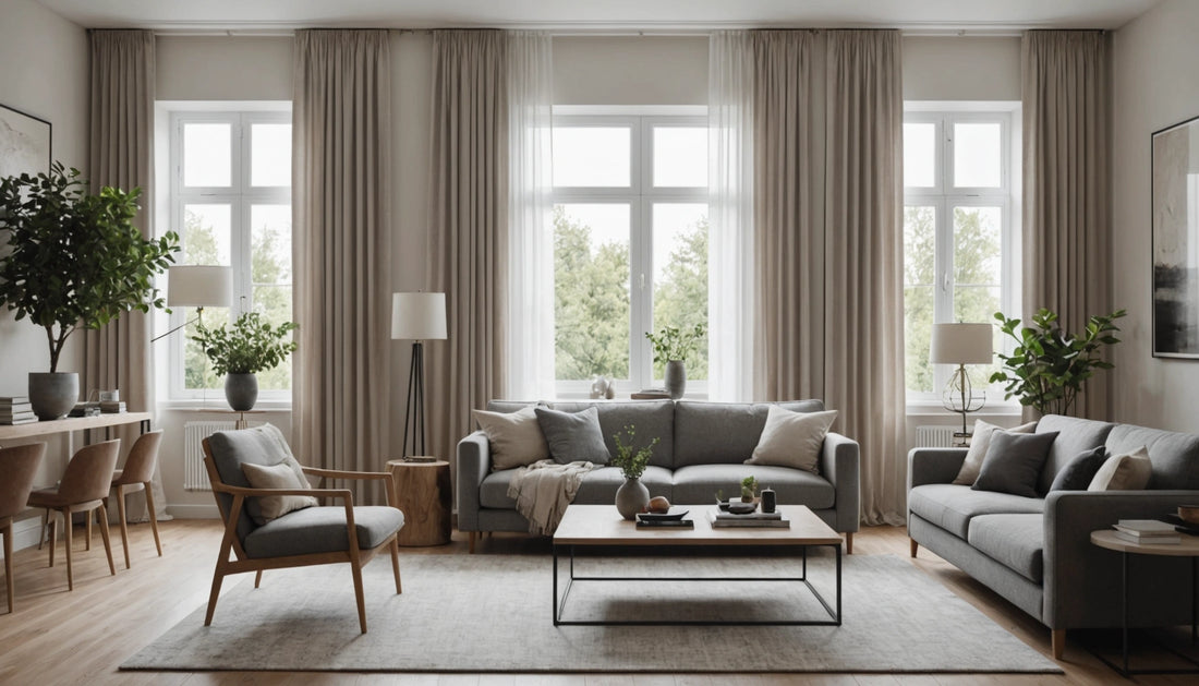 Noise-absorbing curtains: improve your home's peace and quiet