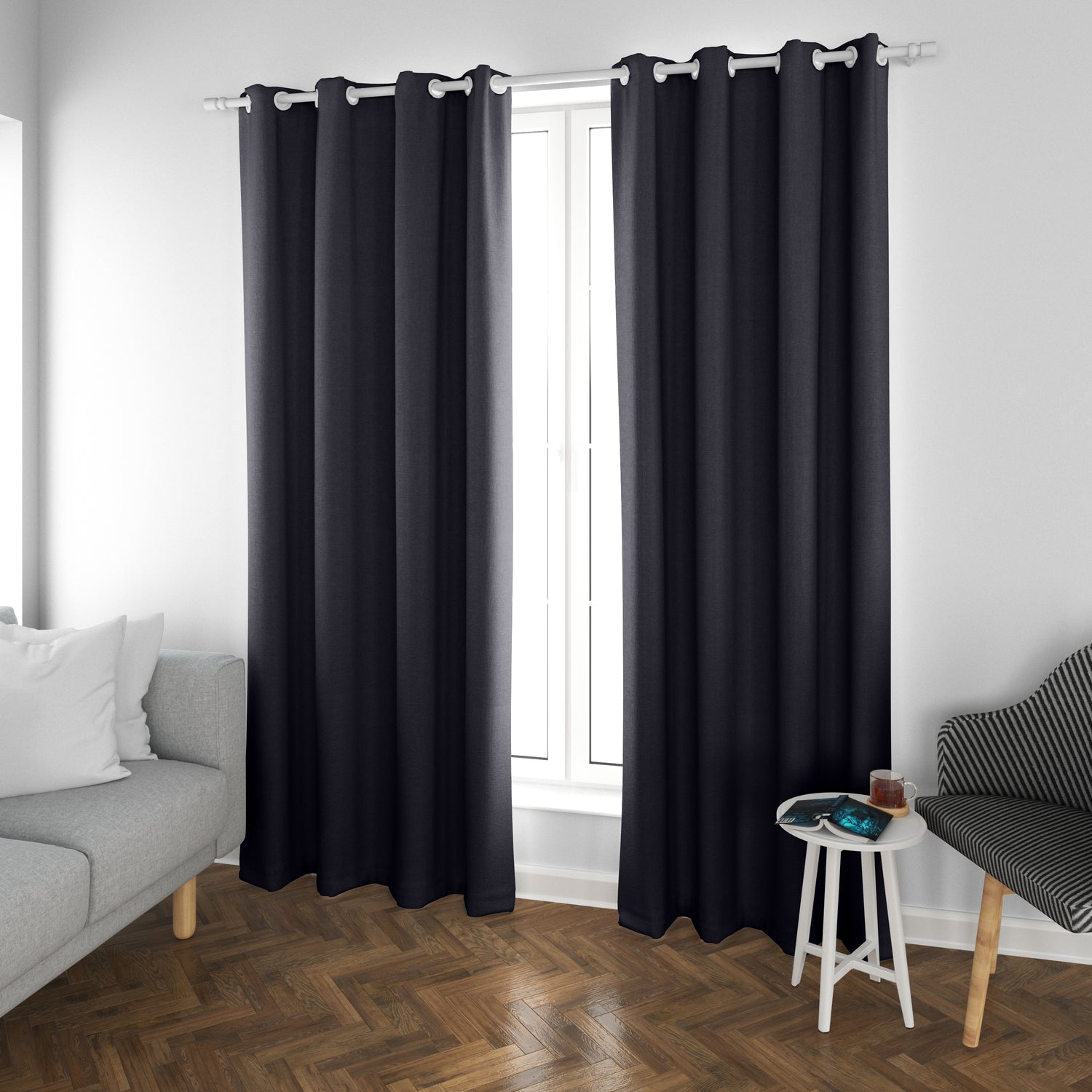 thick thermal insulating curtain